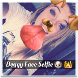 ikon Snap Doggy Face — Filter