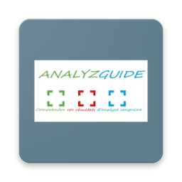 ANALYZGUIDE analyses médicales et analyses de sang आइकन