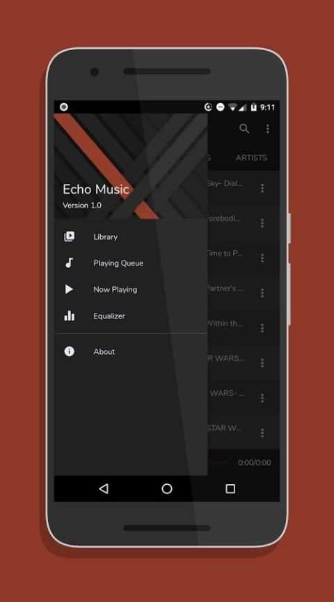 Echo Music Player स्क्रीनशॉट 4