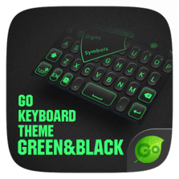 GREEN &amp; BLACK GO KeyboardTheme أيقونة