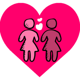 Lesbian Teen Chat: Dating App иконка