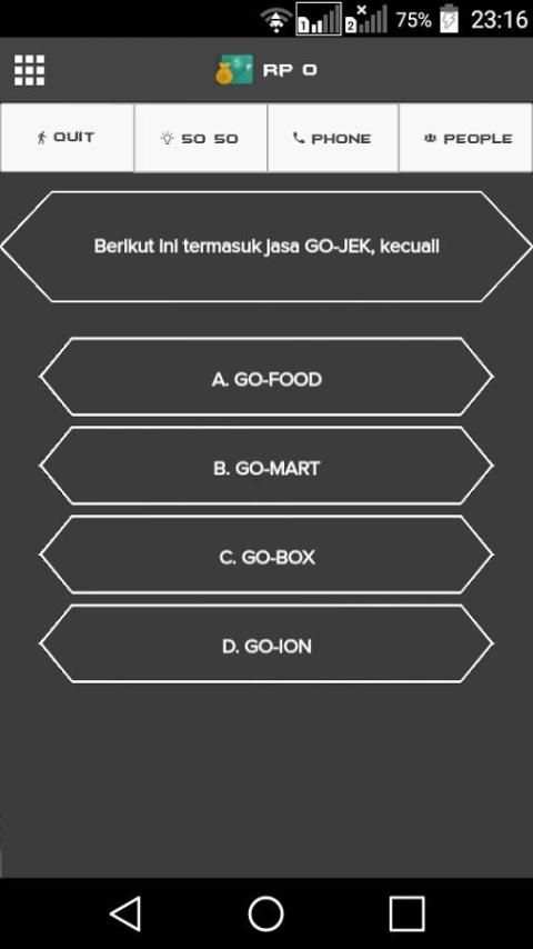 Kuis Millionaire Indonesia New screenshot 2