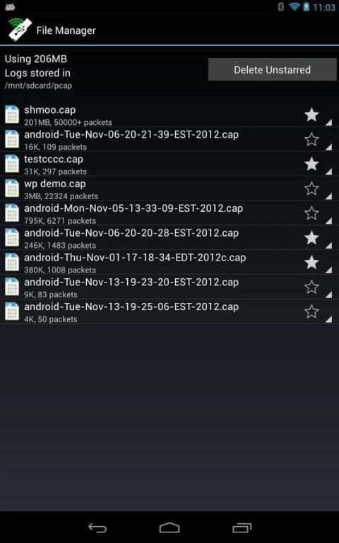 Wi-Fi PCAP Capture screenshot 1