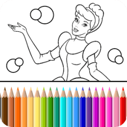 Princess Coloring Game иконка