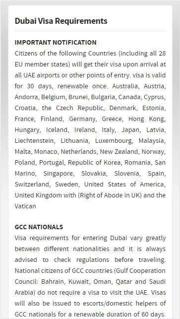 Dubai Visa Check screenshot 1