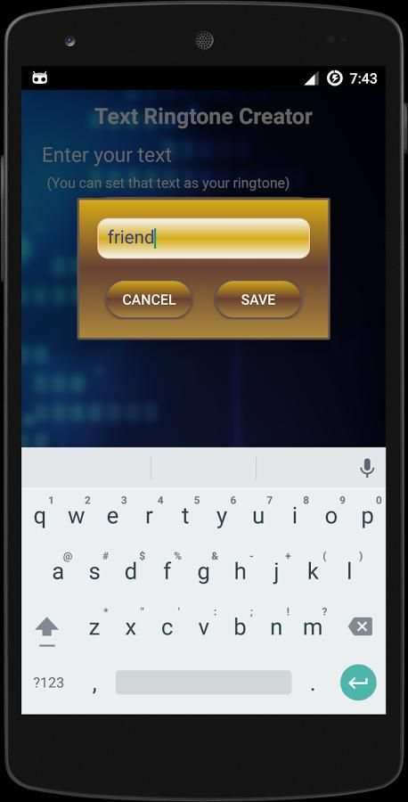 Text Ringtone Creator скриншот 4