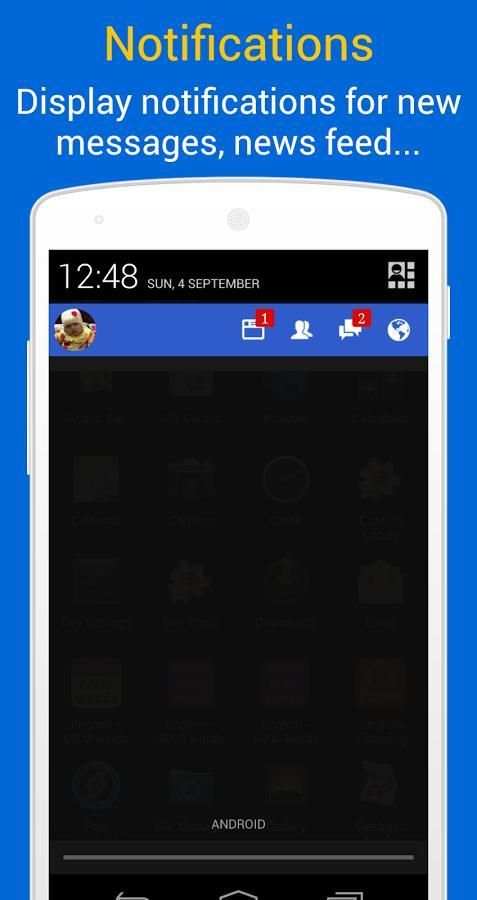 Tiny Social for Facebook: Dark Theme & Downloader screenshot 1
