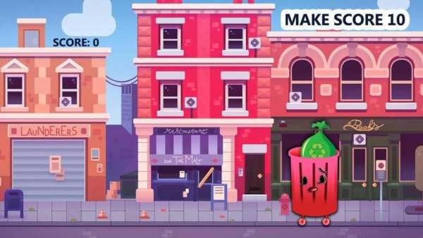 Touch game - Trash Throw screenshot 3