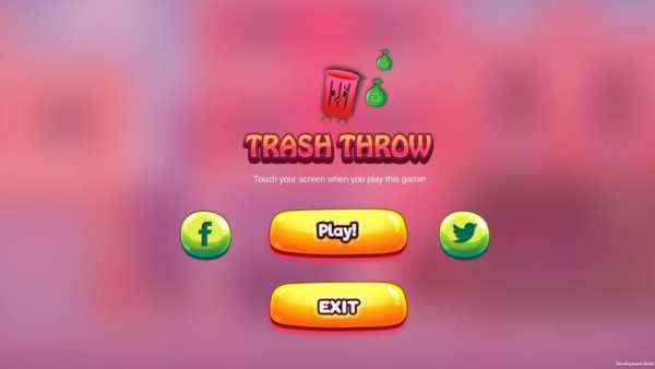 Touch game - Trash Throw screenshot 5