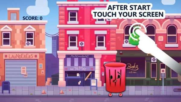 Touch game - Trash Throw screenshot 4