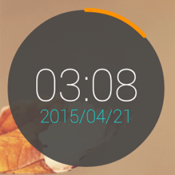 ikon Circle Clock Widget