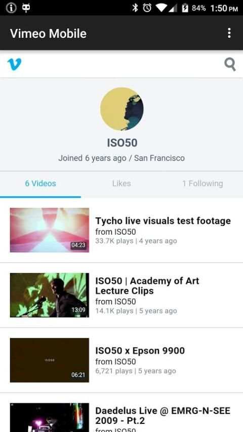 Vimeo Mobile screenshot 4