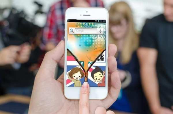 One Direction Zip Screen Lock screenshot 1