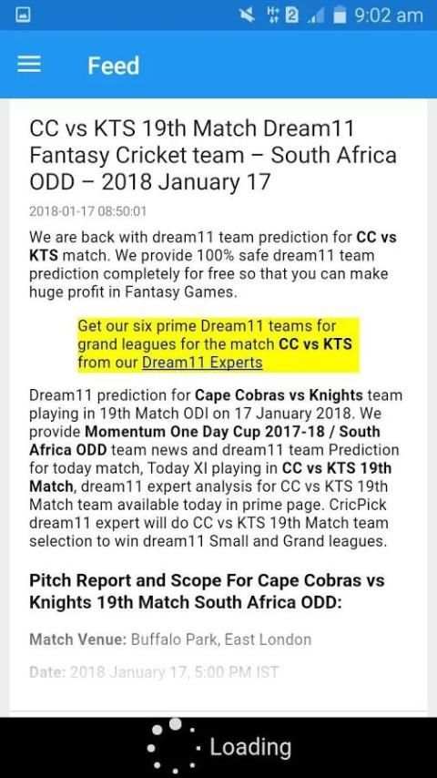 Dream11 Expert screenshot 1