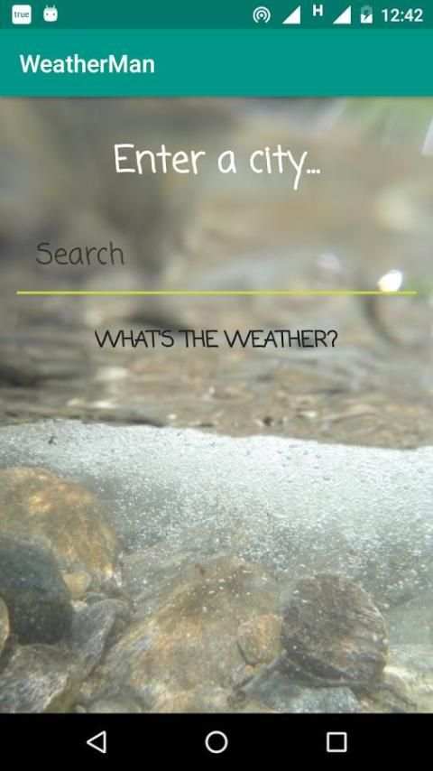 WeatherMan screenshot 2