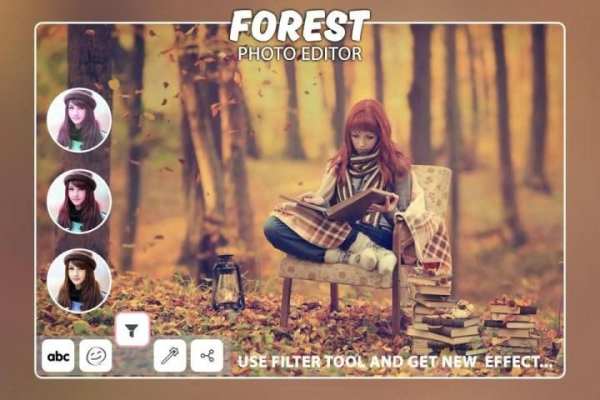 Forest Photo Editor 3 تصوير الشاشة