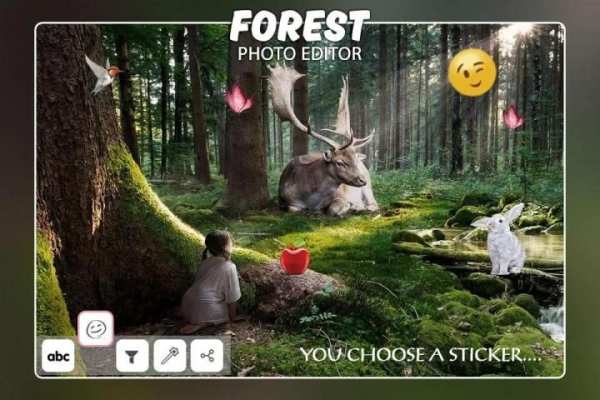 Forest Photo Editor 4 تصوير الشاشة