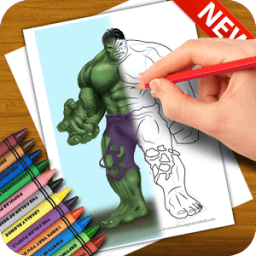 ikon Learn to Draw Hulk Characters
