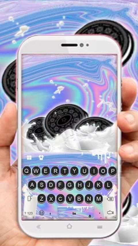 Milk Cookie Keyboard Theme screenshot 4