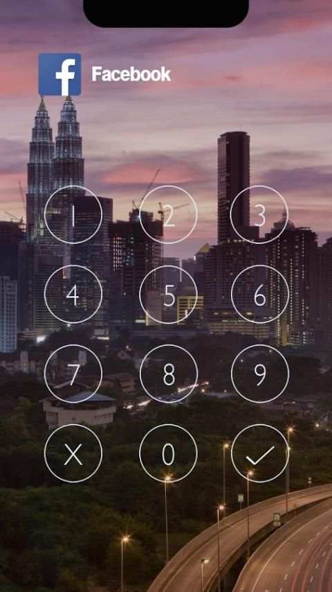 Messenger Lock (X City Theme) screenshot 4