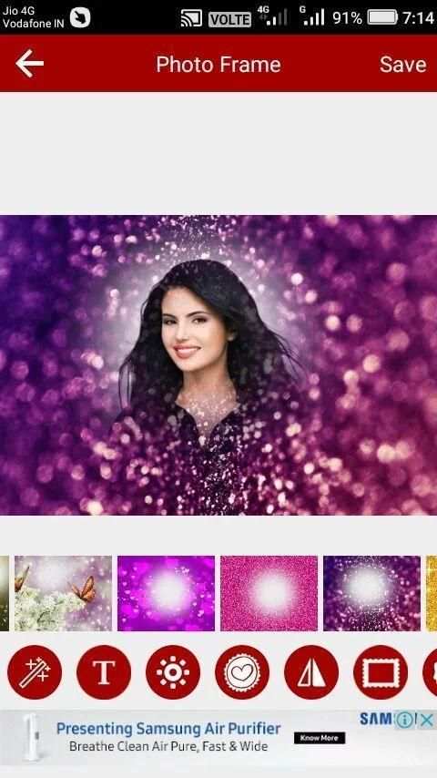 Glitter Photo Editor 3 تصوير الشاشة