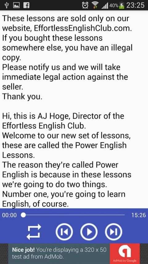 Listen English Effortless скриншот 3