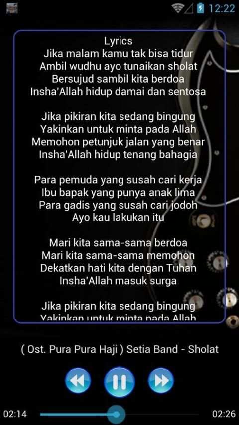 Lagu Ost PURA PURA HAJI screenshot 2