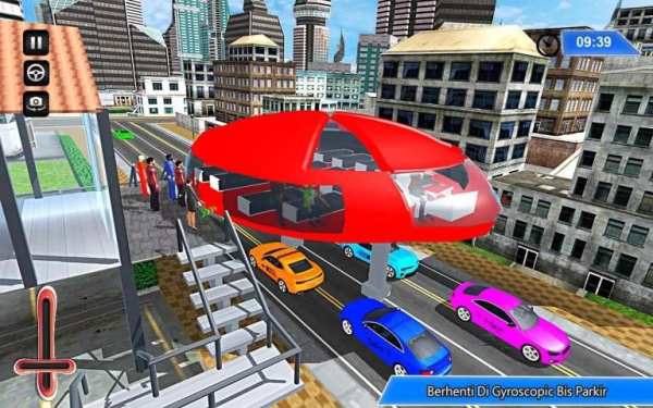 gyroscopic bis futuristik mengangkut 3d screenshot 3