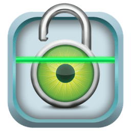 आंख स्कैन लॉक स्क्रीन शरारत आइकन