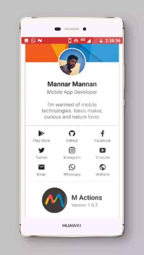 M Actions | FlashLight screenshot 1