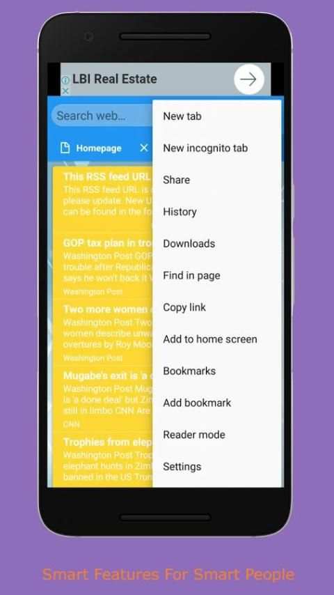 Pidgeot Web Browser - Featured and Fast скриншот 5