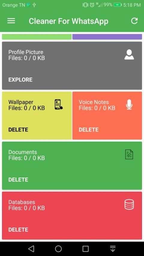 Cleaner For WhatsApp 1 تصوير الشاشة