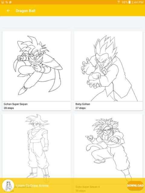 Drawing Dragon Ball 5 تصوير الشاشة