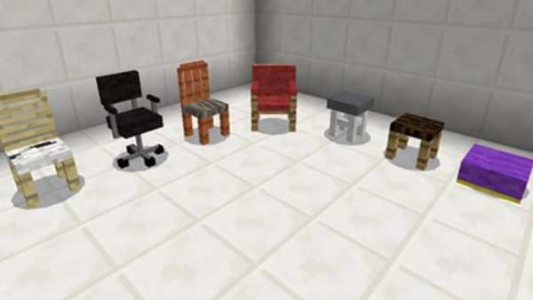 Chair Furniture Mod for MCPE screenshot 2