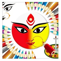 Durga Navaratri Colouring - Greetings أيقونة