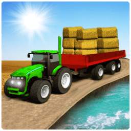 Heavy Duty Tractor Cargo Transport 3D