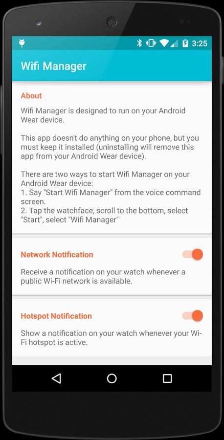 Wifi Manager for Android Wear screenshot 3