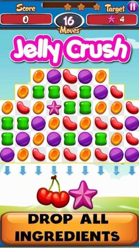 Jelly Crush Mania: Match 3 Game 4 تصوير الشاشة