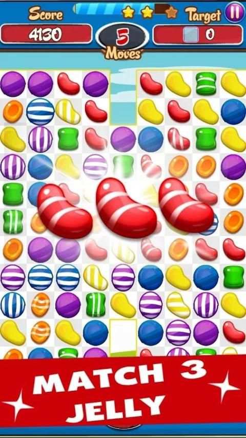 Jelly Crush Mania: Match 3 Game 5 تصوير الشاشة