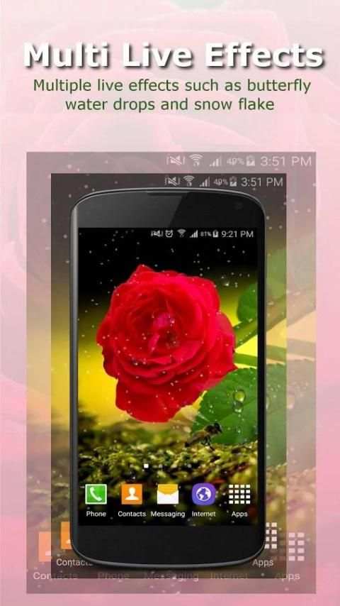 Rose Live Wallpaper screenshot 3