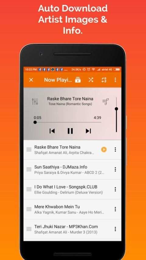 Free Music Player - MPlay 4 تصوير الشاشة