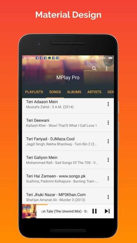 Free Music Player - MPlay 7 تصوير الشاشة