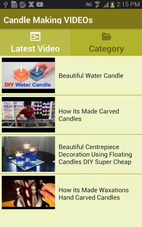 Candle Making VIDEOs 2 تصوير الشاشة