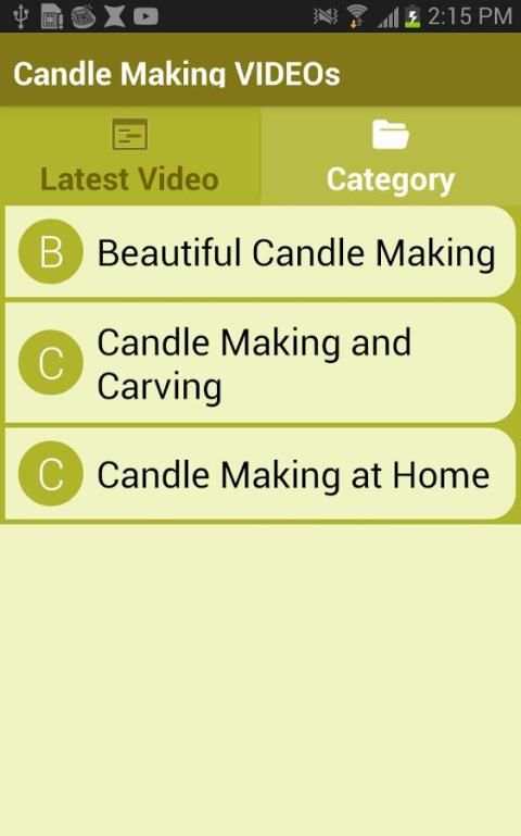 Candle Making VIDEOs 1 تصوير الشاشة