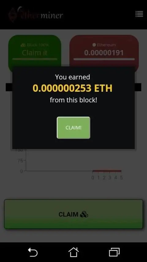 EtherMiner - Mining and Earn Free Ethereum screenshot 2