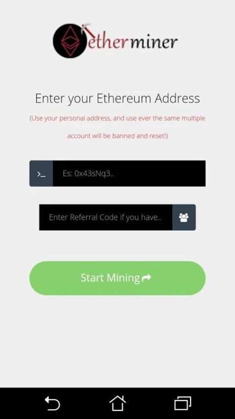 EtherMiner - Mining and Earn Free Ethereum 4 تصوير الشاشة