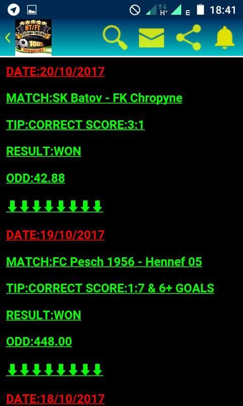 FIXED MATCHES screenshot 5