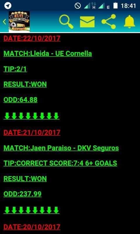 FIXED MATCHES screenshot 4