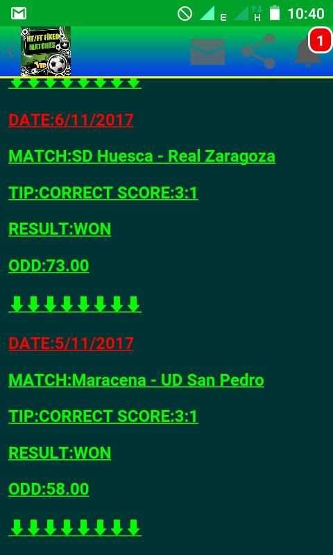 FIXED MATCHES 3 تصوير الشاشة