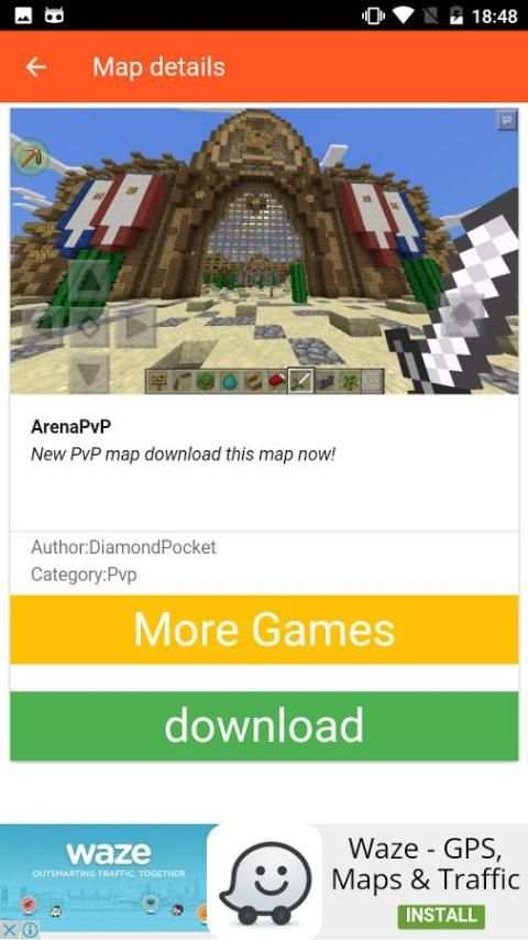 PVP minecraft maps скриншот 1